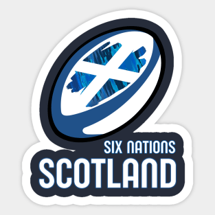 Scotland Rugby - Six Nations Sticker